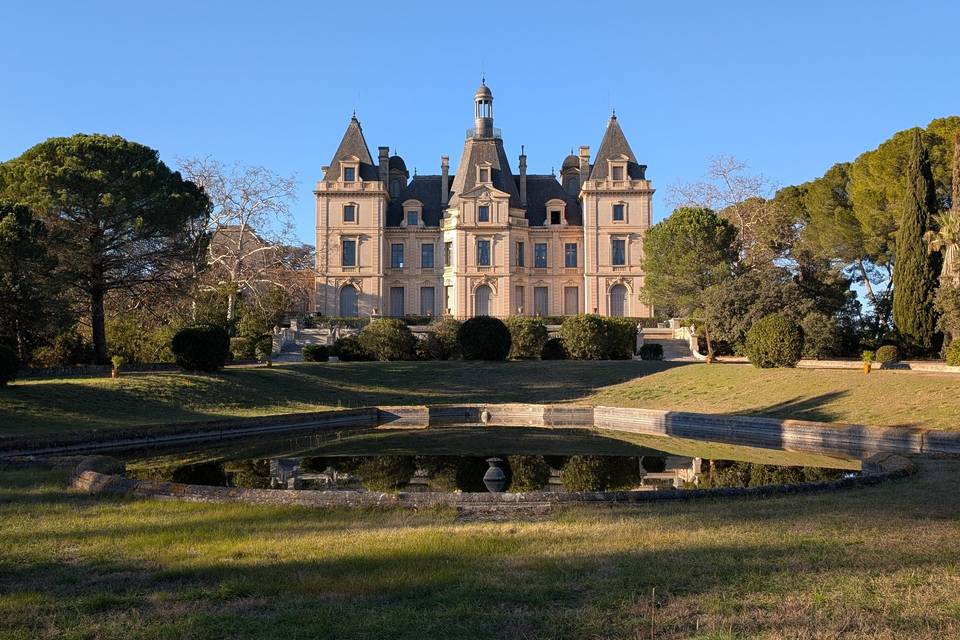 Vu depuis la cours des statues