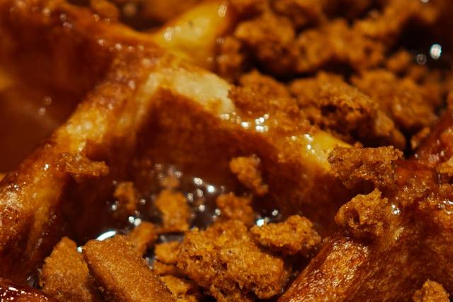 Gaufre avec toppings