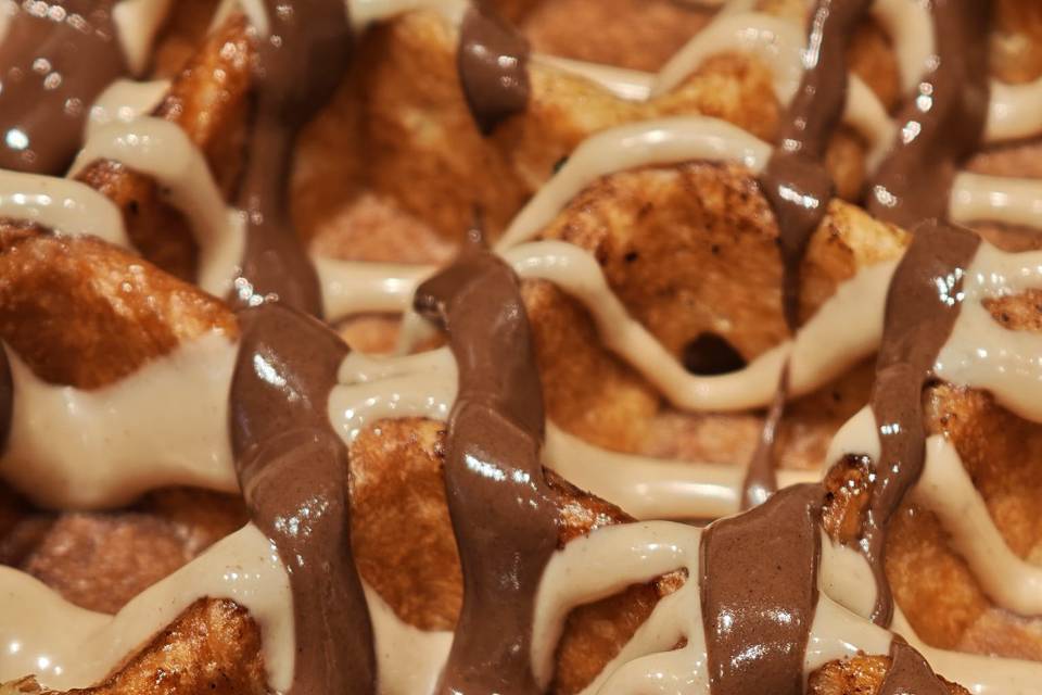 Gaufre avec toppings