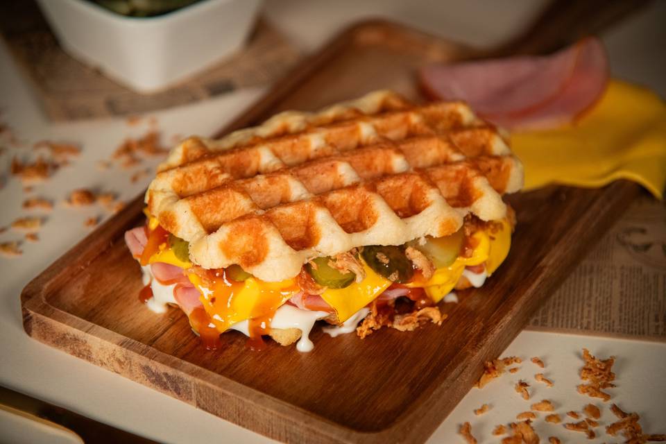 Gaufre salée La Fumée