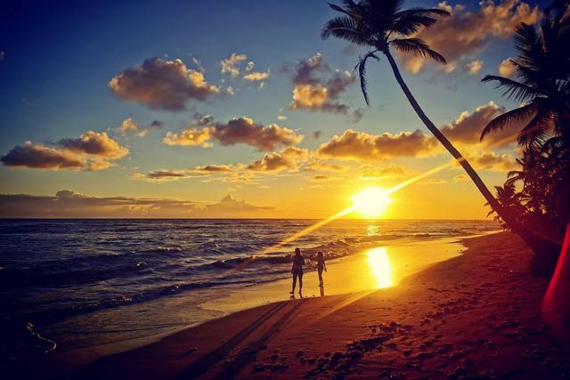 Coucher de soleil en intimité