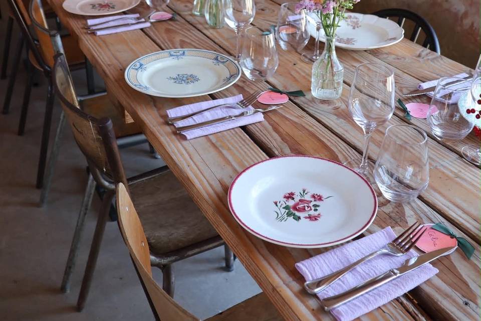 Lot d'assiettes vintage