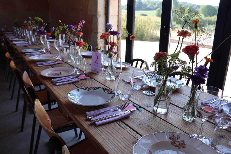 Assiettes dépareillées