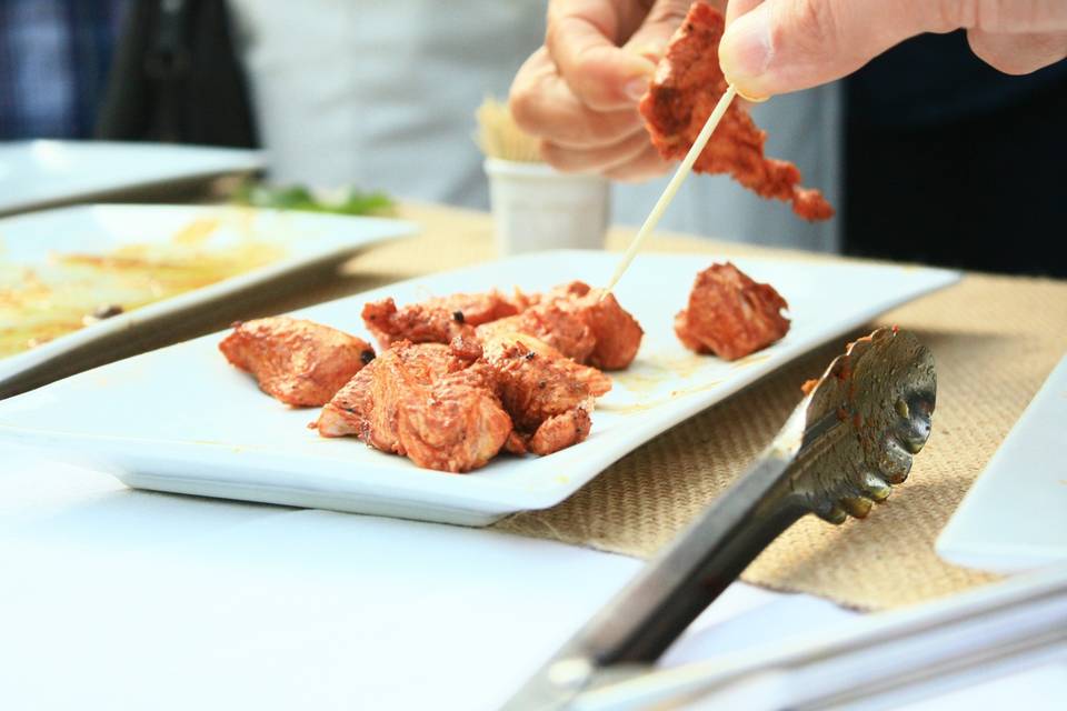 Viande épicé au Paprika