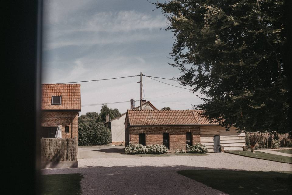 Vue de la longère