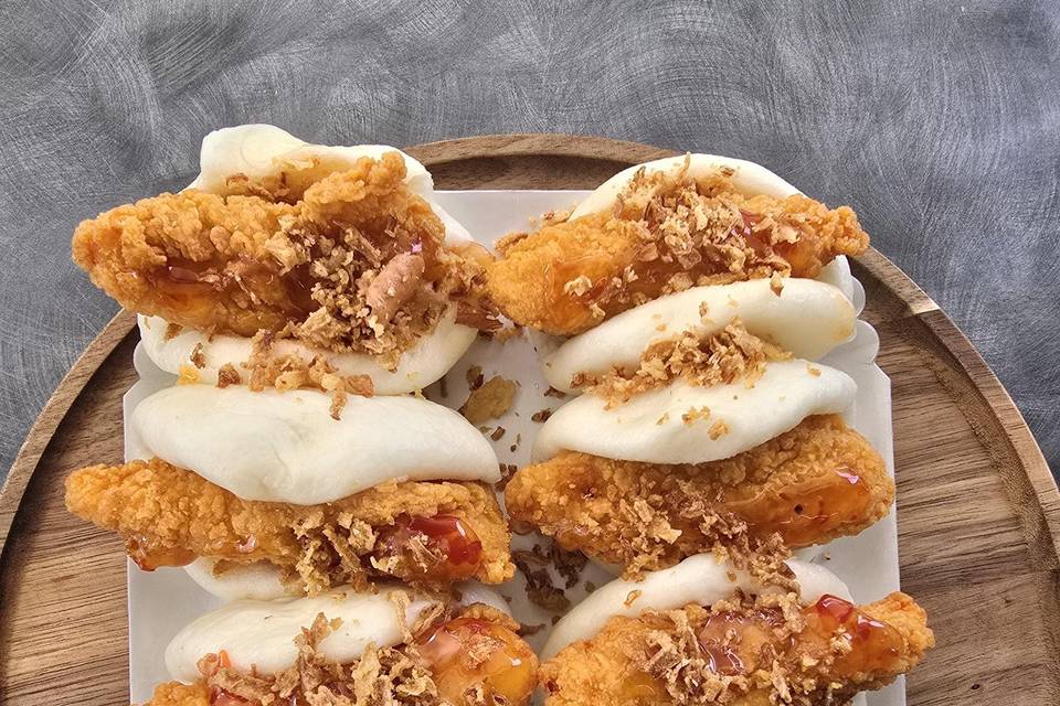 Gua bao poulet