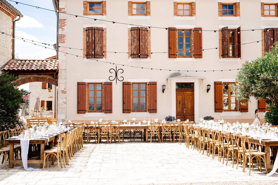 Banquet sur la terrasse