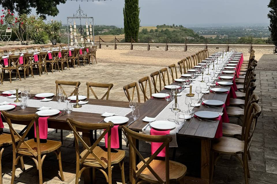 Dîner Terrasse Principale