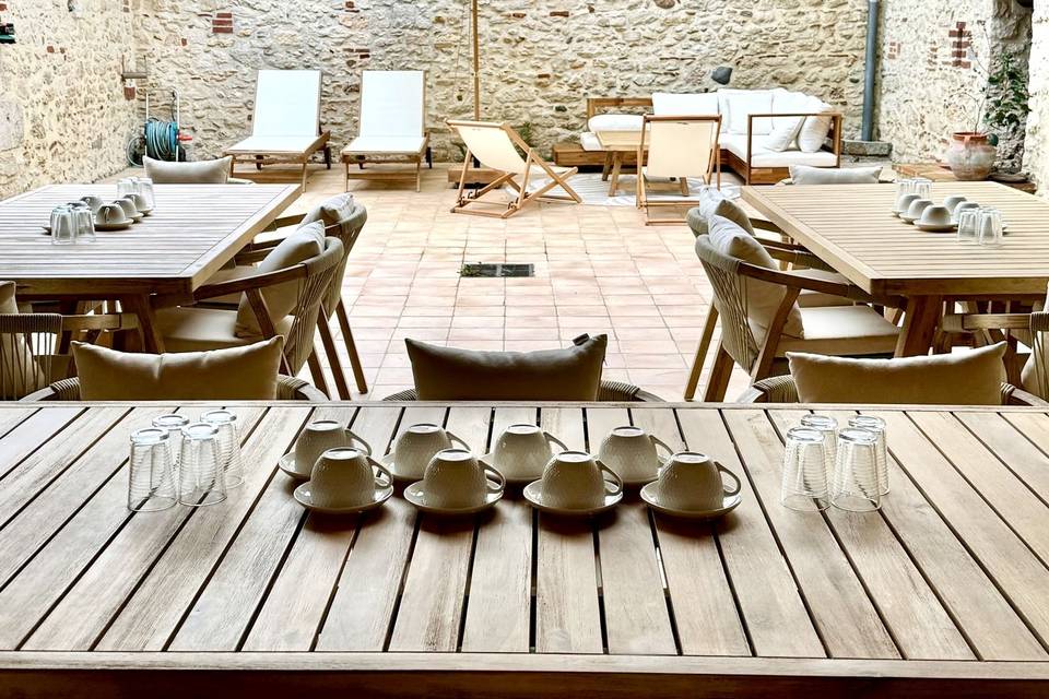 Terrasse maison de maitre