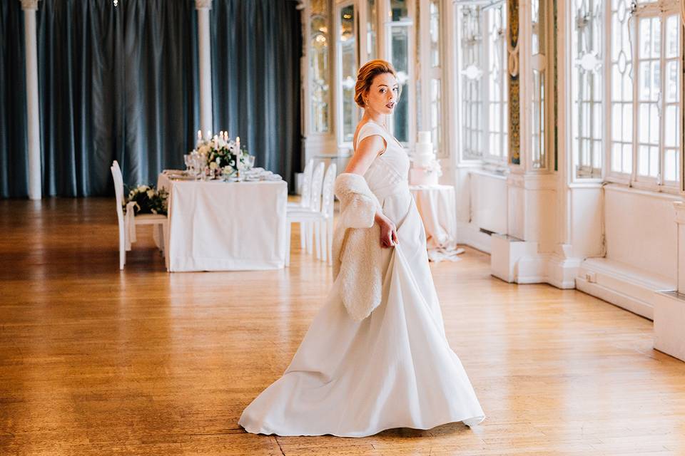 Shooting au Salon des miroirs