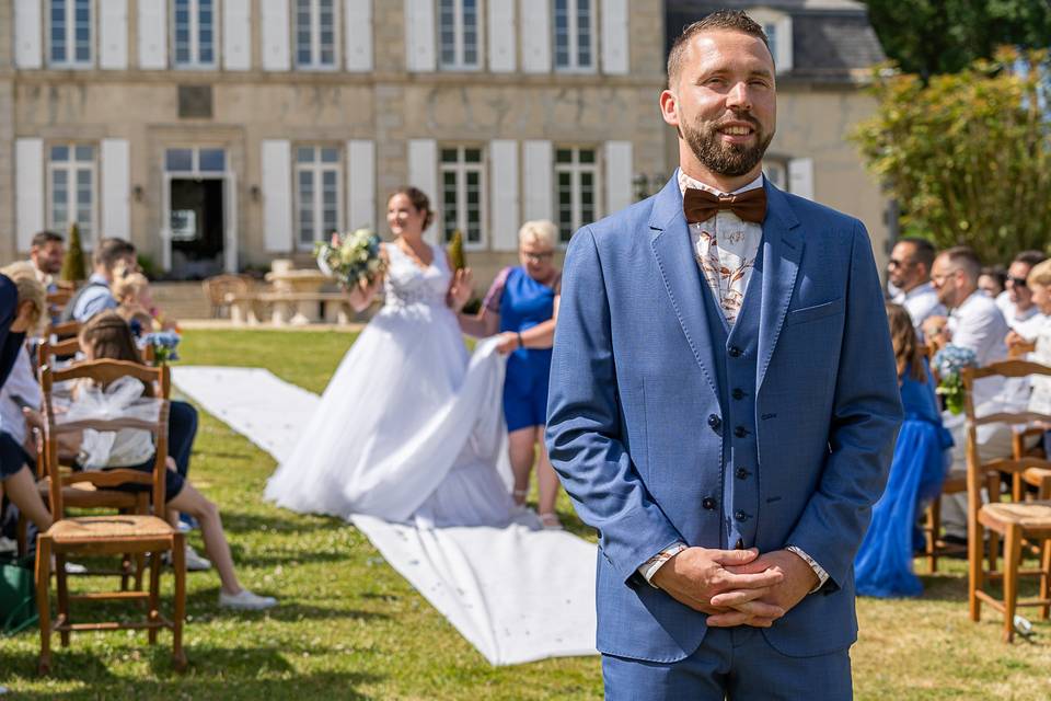 Arrivée de la mariée