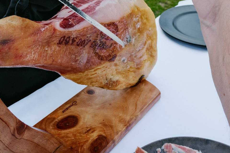 Atelier découpe de jambon