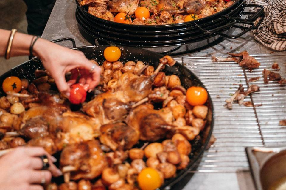 Plats à partager