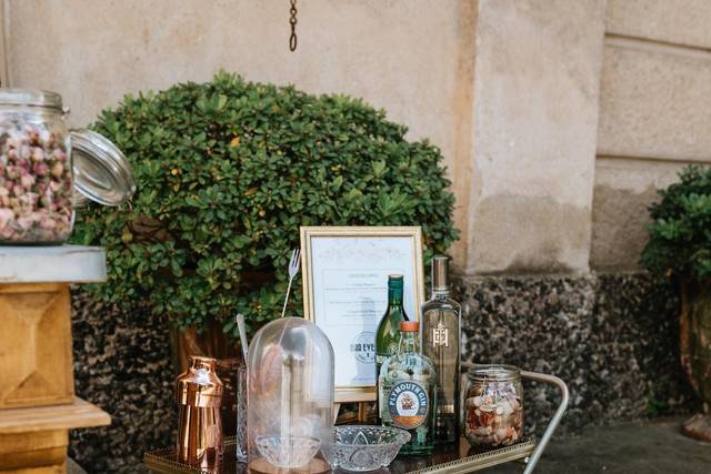 Cocktails au chariots