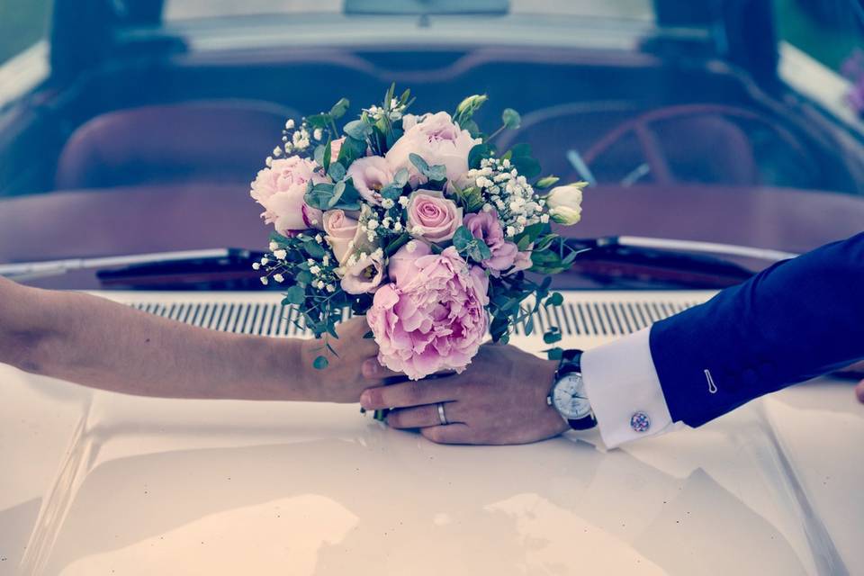 Bouquet de mariée champêtre