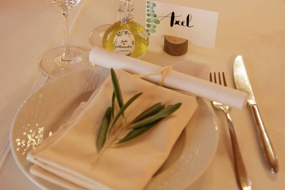 Dressage de table