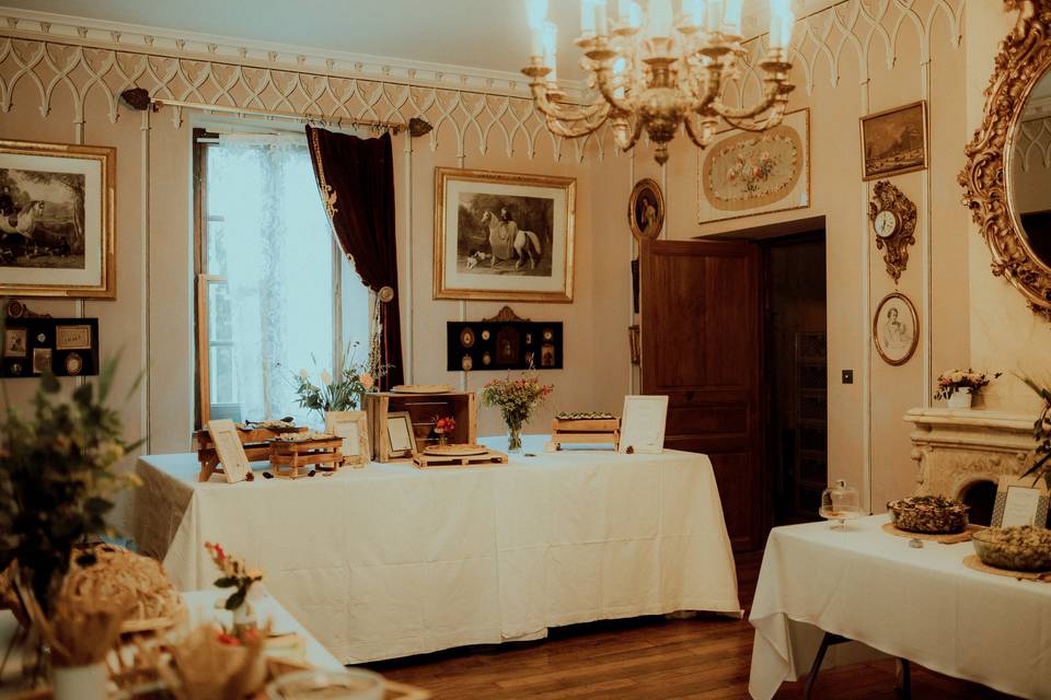 Installation des buffets