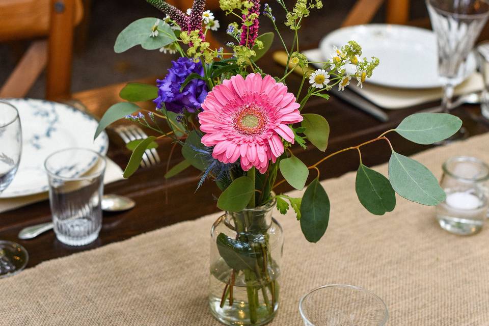 Dressage de tables naturelles
