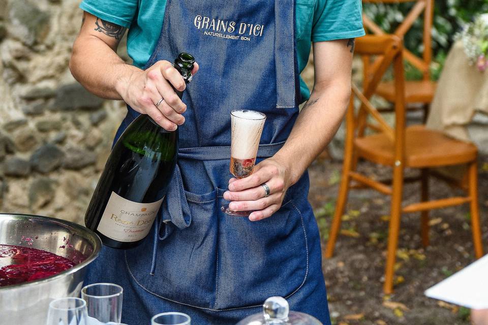 Service au verre