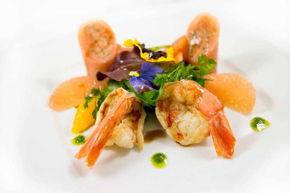 Salade gambas