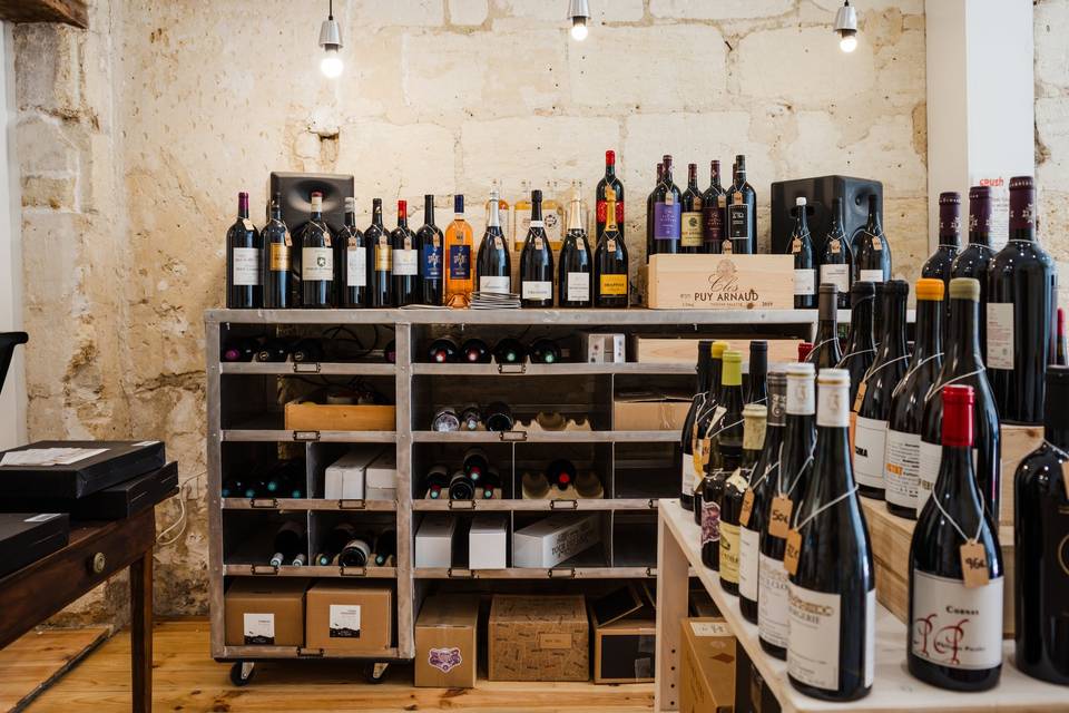 Intérieur de la boutique