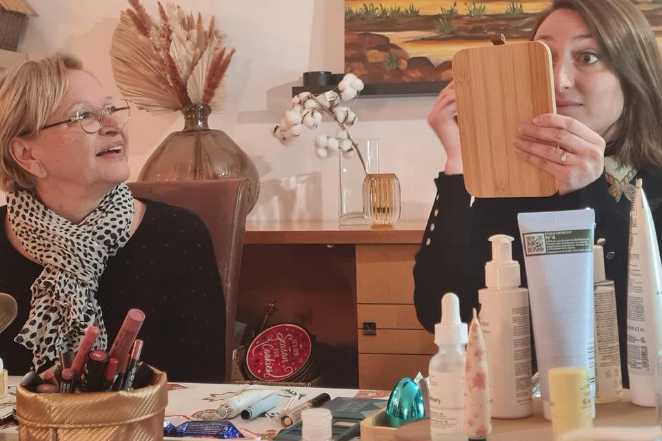 Cours de maquillage mariée