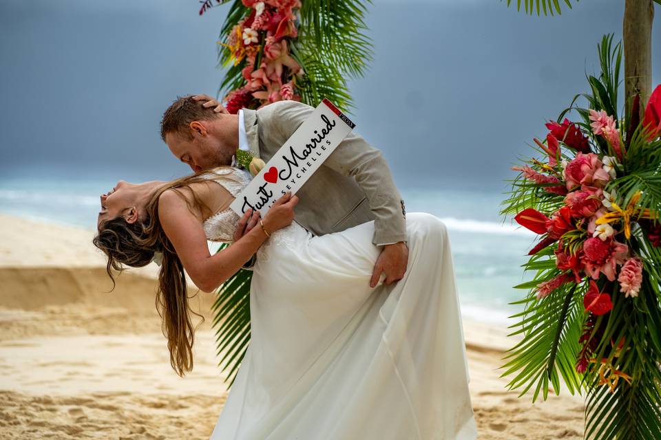 Mariage aux Seychelles