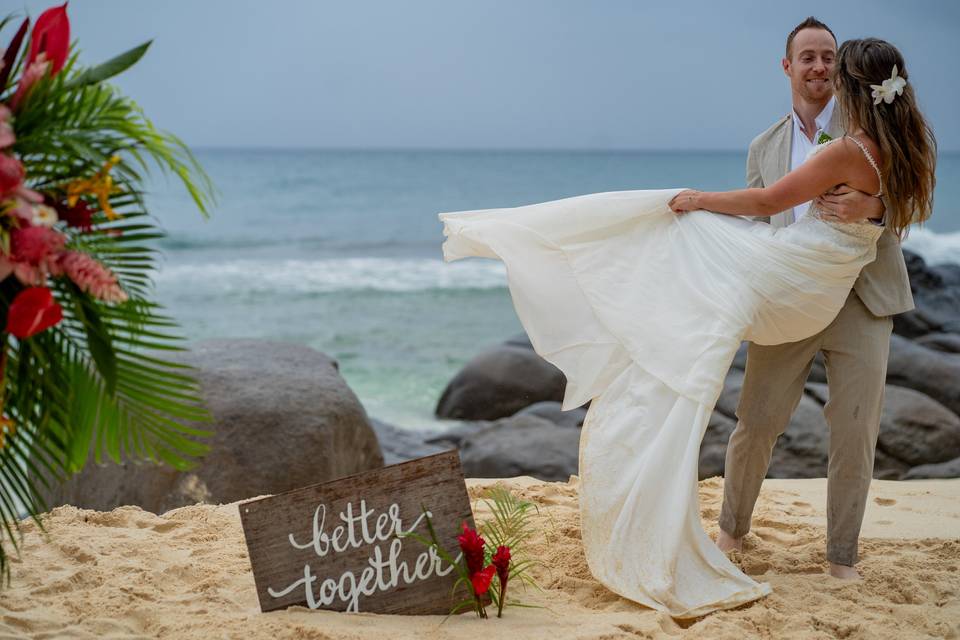 Mariage aux Seychelles