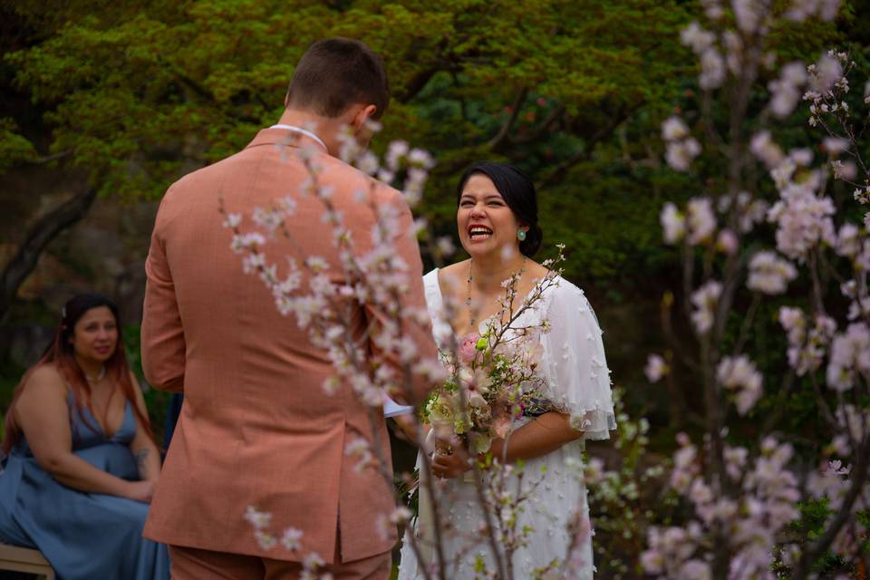 Mariage au Japon - jardin