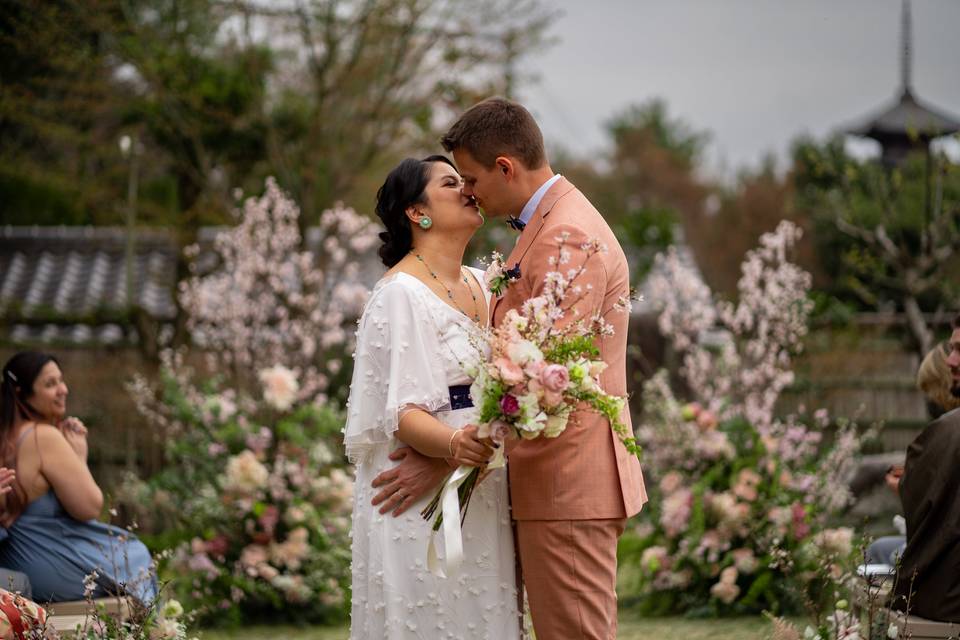 Mariage au Japon - jardin