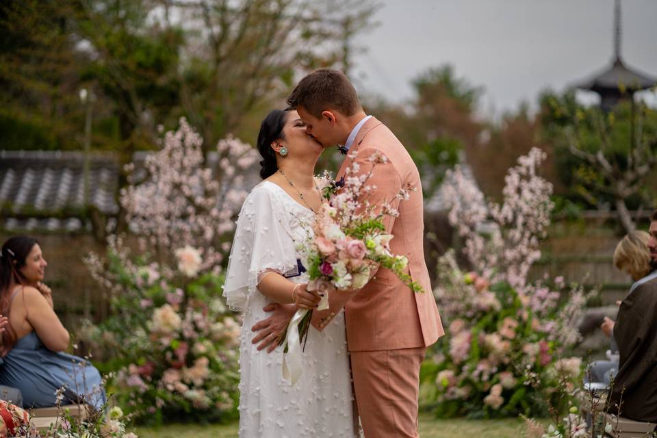 Mariage au Japon - jardin