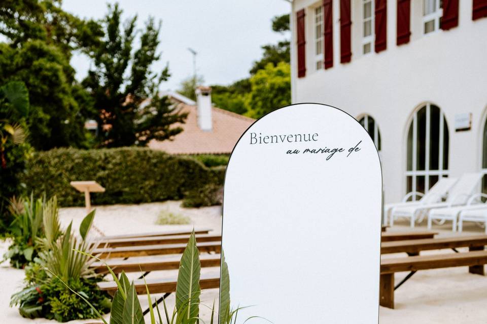 Mariage jungle les landes