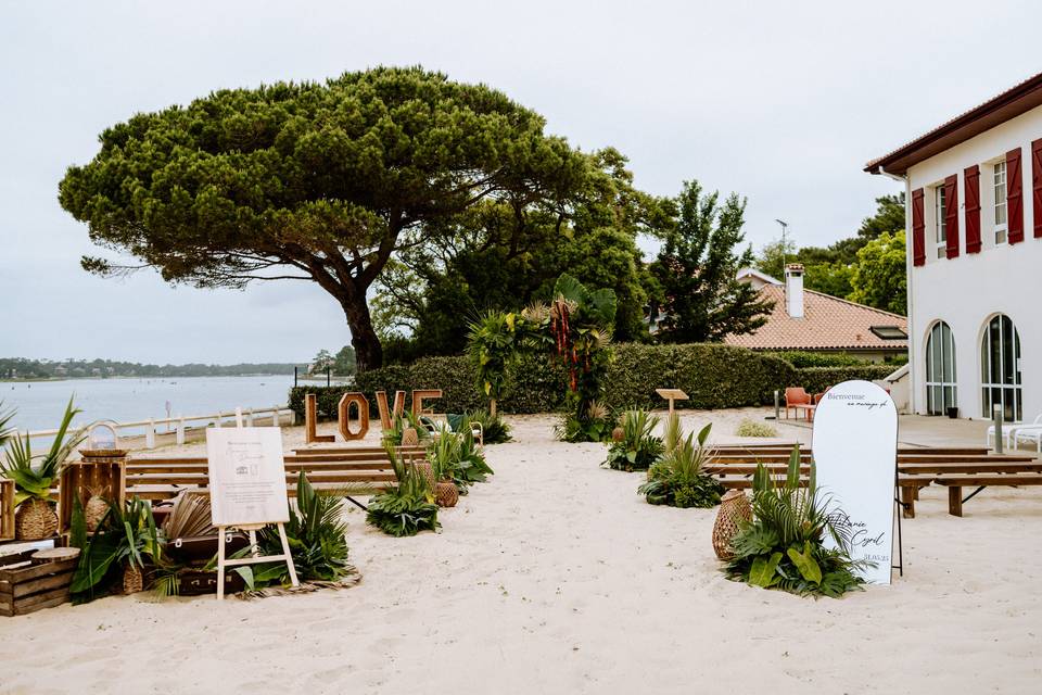 Mariage jungle les landes