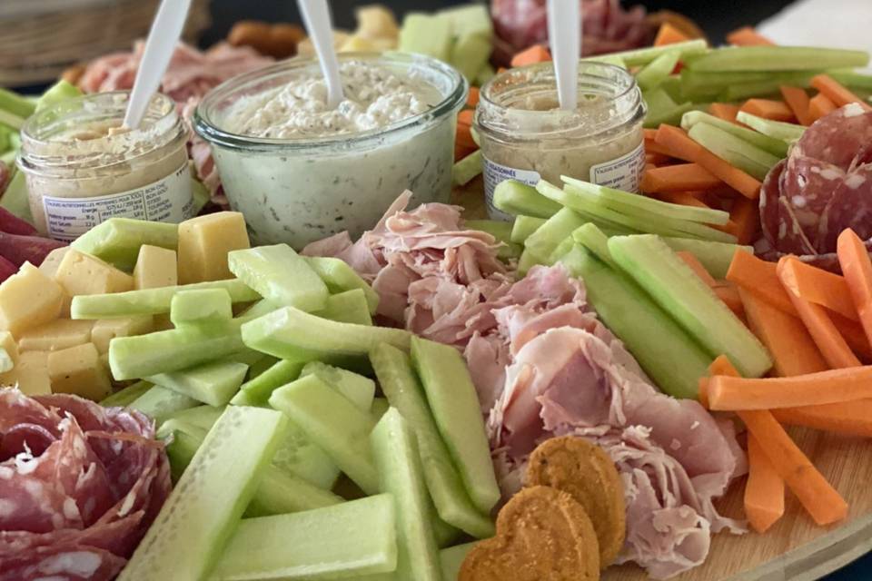 Buffet de brunch mariage