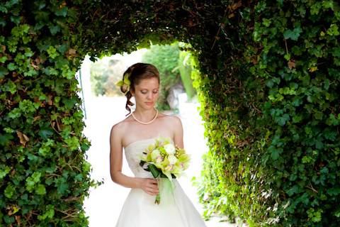 Mariee et bouquet