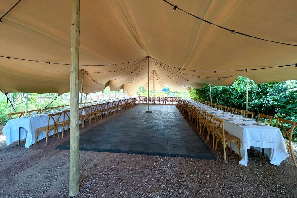 Tentes nomades + lumières