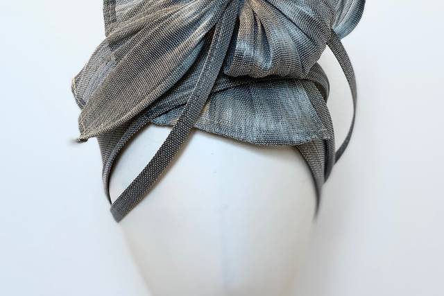 Grand turban argent