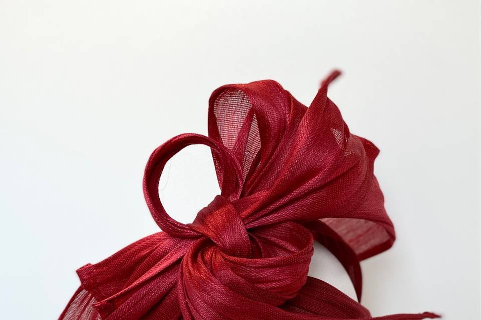 Grand turban rouge