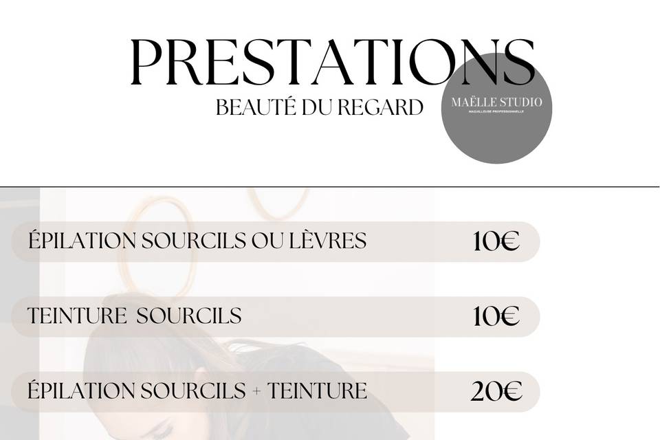 Prestations beauté du regard ✨