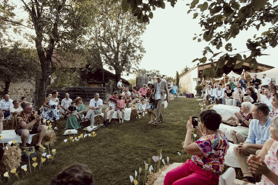 Mariage à la ferme