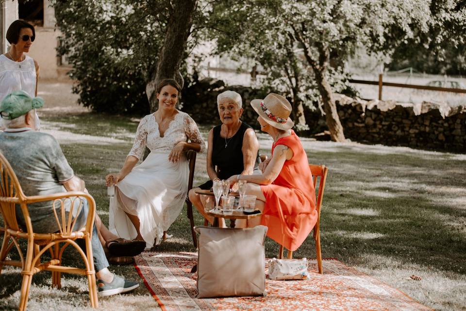 Invités dans les jardins