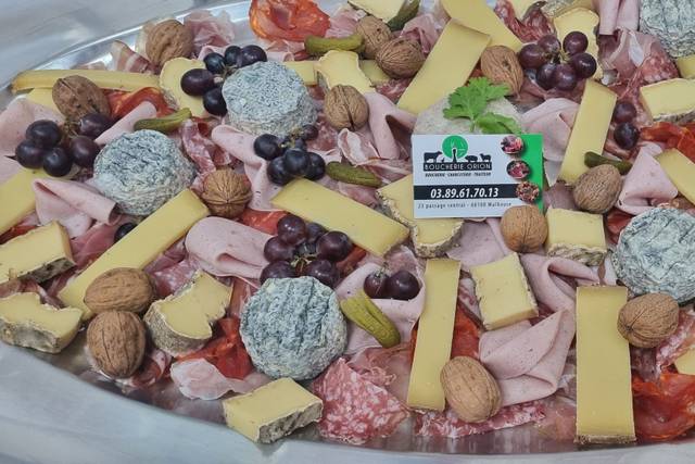 Plateau fromage et charcuterie