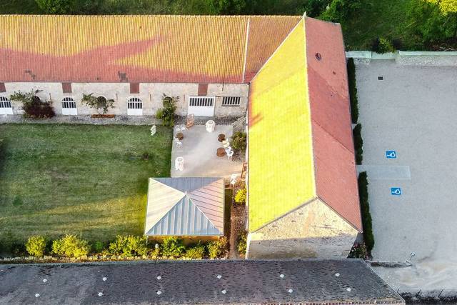 Nos 1200 m² vus du ciel