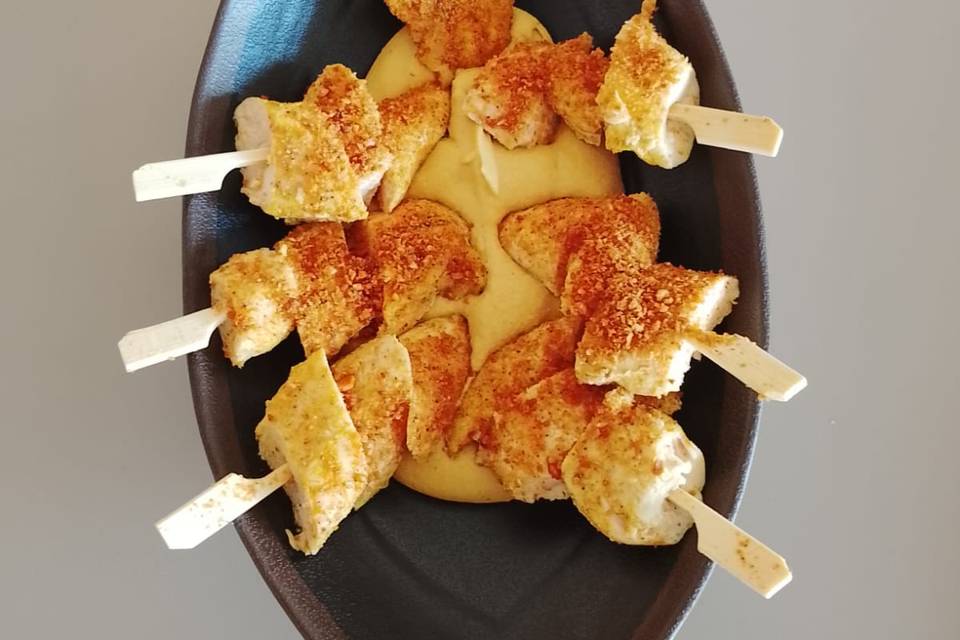 Brochette de poulet/Satay