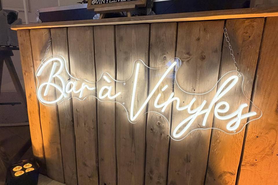 Bar à vinyles