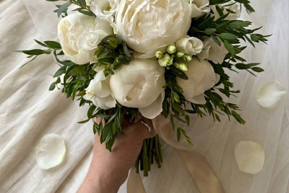 Bouquet de mariée romantique