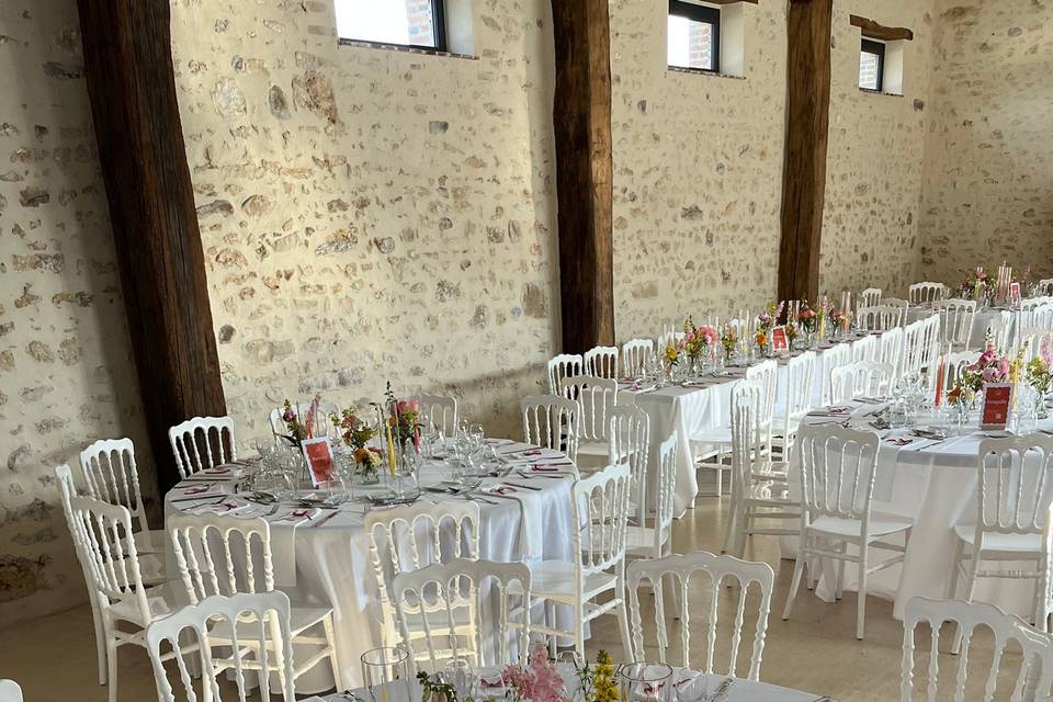 Tables rondes 180 cm