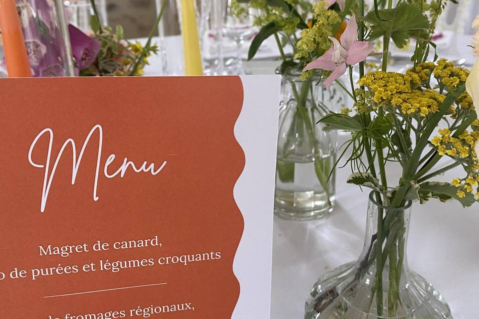 Centre de tables