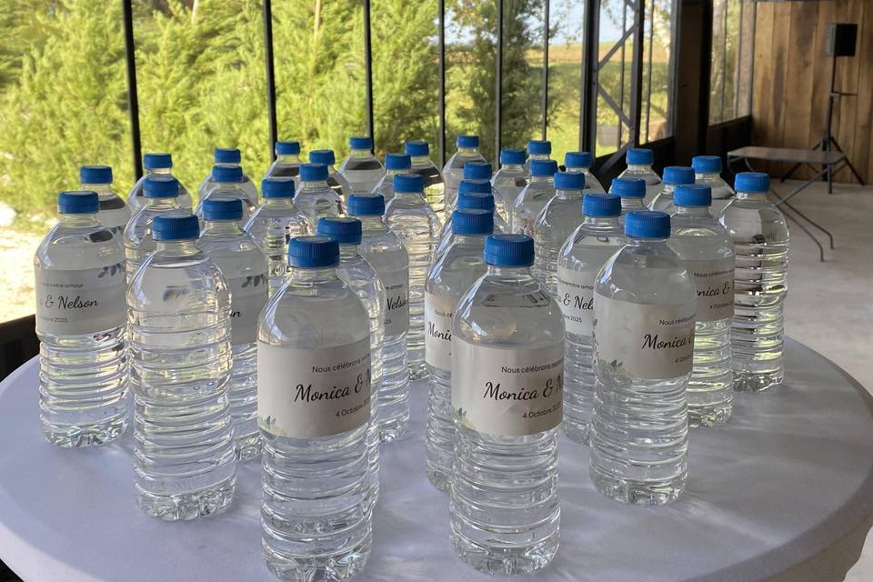 Eau pour les invités