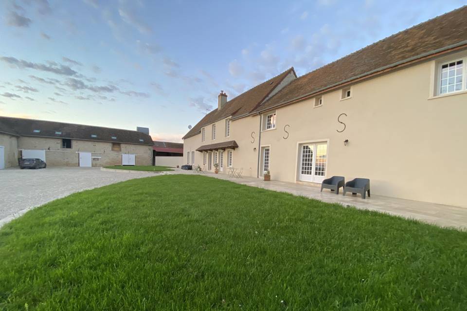 Terrasse côté cour